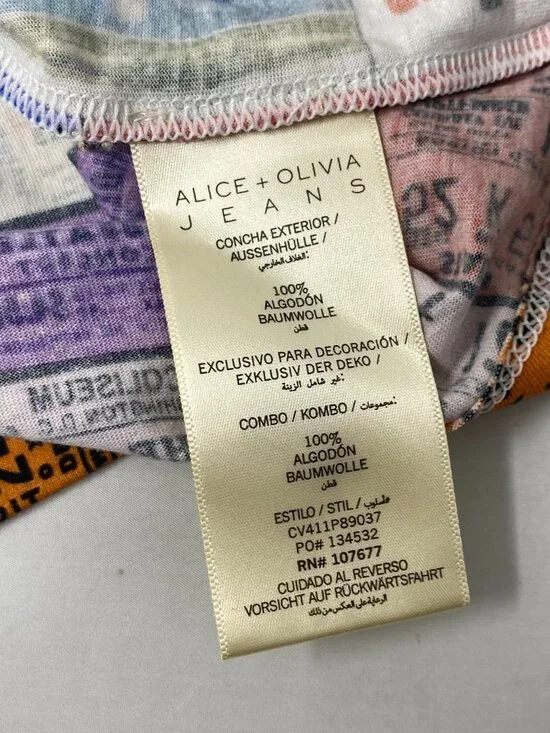 Alice + Olivia X The Beatles Micah Twist And Shout Muscle Tank Large NWT - Picture 10 of 11